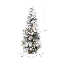 Vickerman Pre-Lit Artificial Christmas Tree (01563) -Xmas Trees Store 015633md