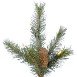 Vickerman Pre-Lit Artificial Christmas Tree With 34 Pine Cones (includes Step On/Off Foot Switch) (21600) -Xmas Trees Store 21600Miscmd