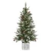 Vickerman Pre-Lit Artificial Christmas Tree With Frosted Pine Cones And Red Berries (27665) 2 Vickerman Pre-Lit Artificial Christmas Tree With Frosted Pine Cones And Red Berries (27665) -Xmas Trees Store 27665lg