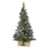 Vickerman Pre-Lit Artificial Christmas Tree With Frosted Cones (27699)