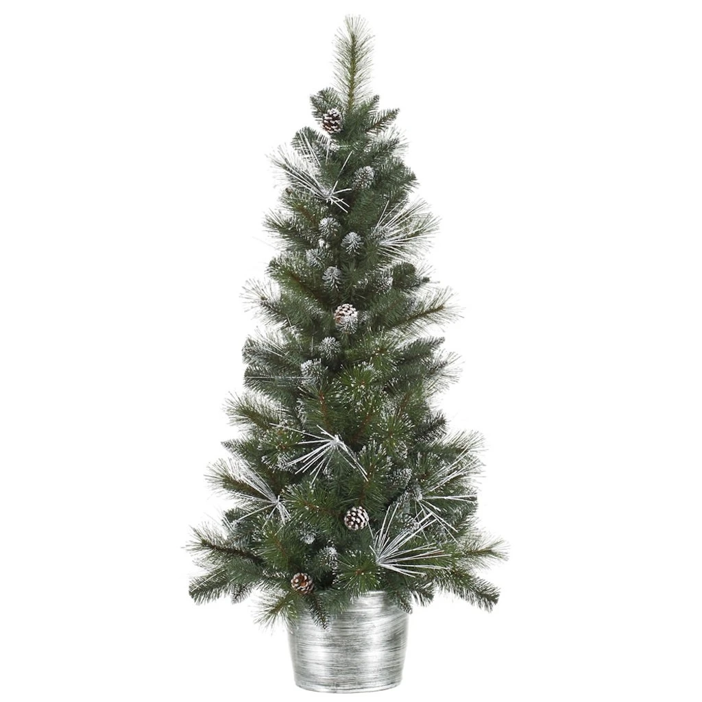 Vickerman Unlit Artificial Christmas Tree With Berries And Pine Cones (27700) 3 Vickerman Unlit Artificial Christmas Tree With Berries And Pine Cones (27700)