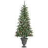 Vickerman Pre-Lit Artificial Christmas Tree With Red Berries (27780)