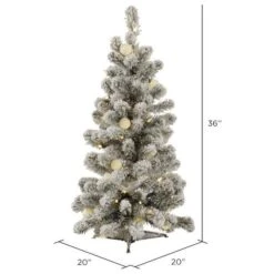 Vickerman Pre-Lit Artificial Christmas Tree (328484) -Xmas Trees Store 3284842md