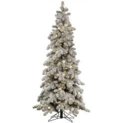 Vickerman Pre-Lit Artificial Christmas Tree (Includes On / Off Foot Switch) (328545)
