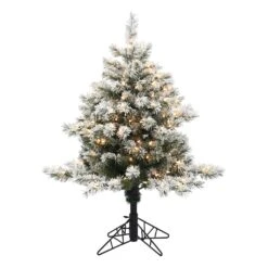 Vickerman Pre-Lit Artificial Christmas Tree (Includes On / Off Foot Switch) (373842)