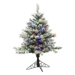 Vickerman Pre-Lit Artificial Christmas Tree (Includes On / Off Foot Switch) (373866)