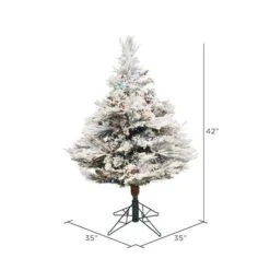 Vickerman Pre-Lit Artificial Christmas Tree (383520) -Xmas Trees Store 3835203md