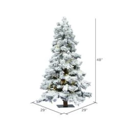 Vickerman Prelit Artificial Christmas Tree (506677) -Xmas Trees Store 5066773md