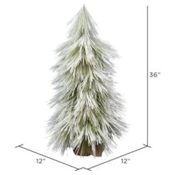 Vickerman Unlit Artificial Christmas Tree (554210) -Xmas Trees Store 5542102md