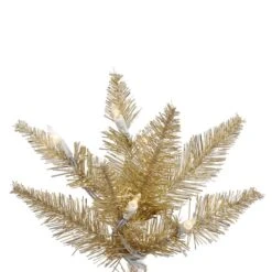 Vickerman Pre-Lit Christmas Tree (Includes On/Off Foot Switch) (28374) -Xmas Trees Store Champagne20Branchmd