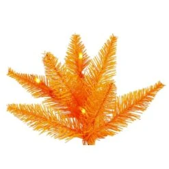 Vickerman Pre-Lit Christmas Tree (Includes On/Off Foot Switch) (433737) -Xmas Trees Store Orange20Fir20Branchmd
