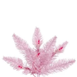 Vickerman Pre-Lit Christmas Tree (Includes On/Off Foot Switch) (28294) -Xmas Trees Store Pink20Branchmd 3