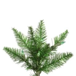 Vickerman Pre-Lit Christmas Tree (Includes On/Off Foot Switch) (28359) -Xmas Trees Store Tinsel20Green20Branchmd