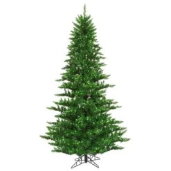 Vickerman Pre-Lit Christmas Tree (Includes On/Off Foot Switch) (28353) -Xmas Trees Store Tinsel20Green20Firmd 1